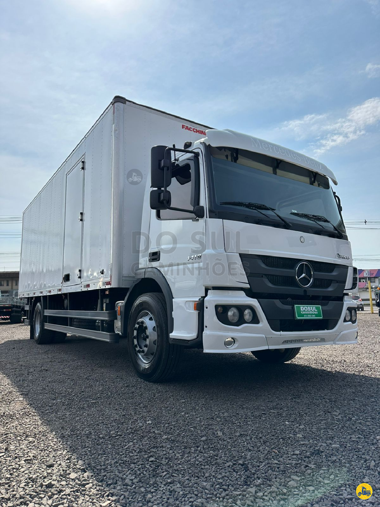 CAMINHAO MERCEDES-BENZ MB 1419 Baú Furgão Toco 4x2 Do Sul Caminhões PORTAO RIO GRANDE DO SUL RS